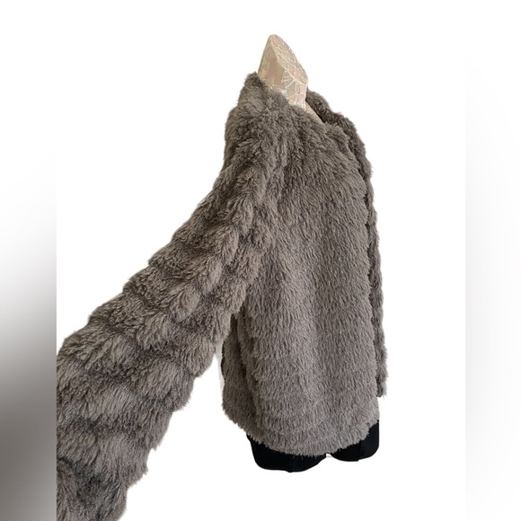 tularosa Ricci Faux Fur Jacket Gray Medium - Picture 11 of 14